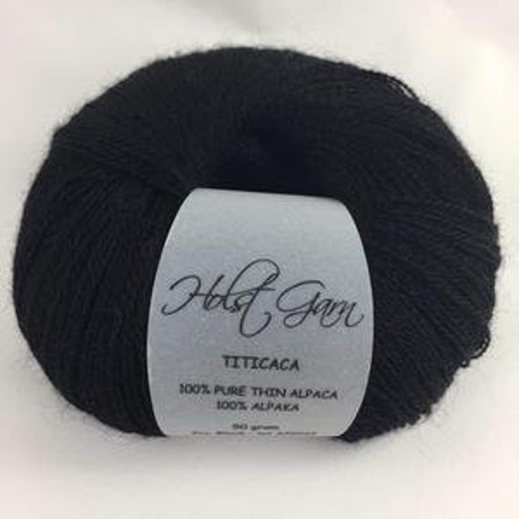 Holst Garn Titicaca - Black 05 - Alpaca