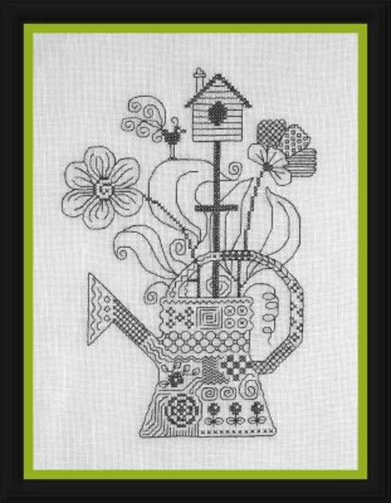 Mon Arrosoir - Jardin Prive - Cross Stitch Chart