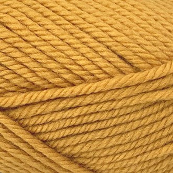 Peppin #4 Aran/Worsted/10ply - 1022 Mustard - 100% Wool Superwash