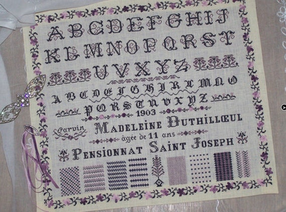 Marquoir de Madeleine - Reflet de Soie - Chart and Silk Thread