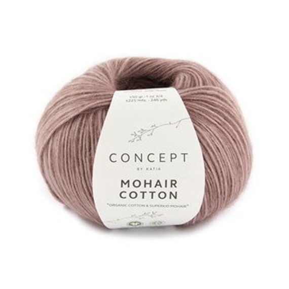 Katia Mohair Cotton col.75 - 4ply/Fingering - 70/30% Cotton/Mohair