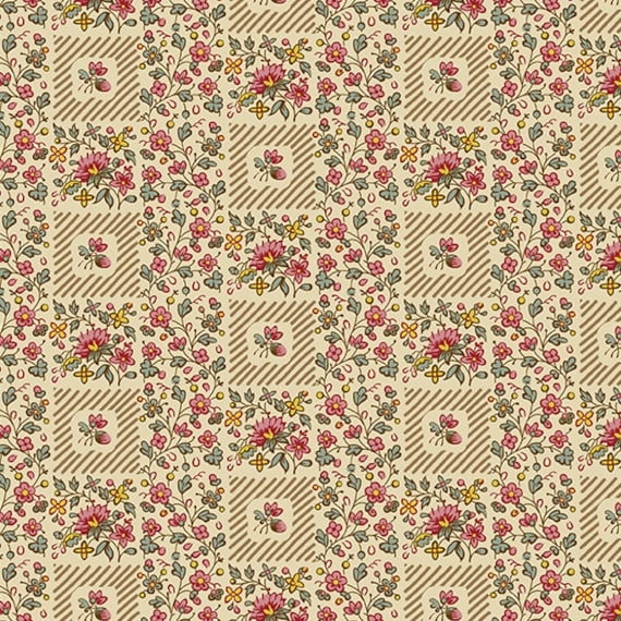 Anne's English Scrapbook by Di Ford-Hall - 9527R - 1/2 yard