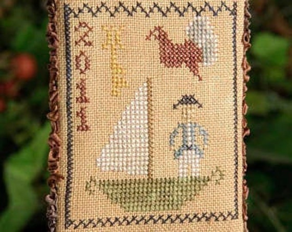 Primitive Smalls 6 - Dames of the Needle - Cross Stitch Chart