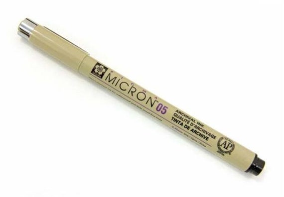 Pigma Micron Pen, Fine Liner, Size 05, 0.45mm, Black 