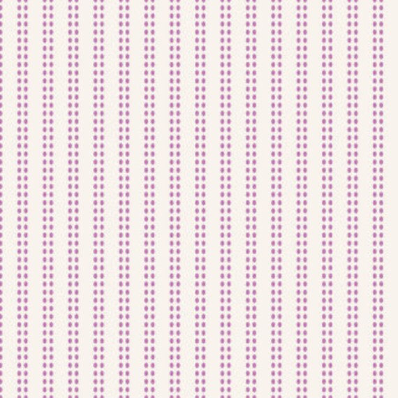 TILDA Stripes Plum 130070 - 1/4 yard