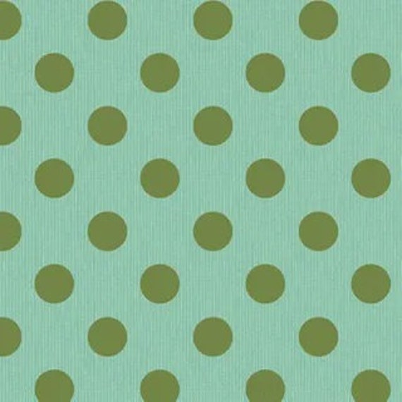 TILDA Chambray Dots - Teal Green 160059 - Fat Quarter