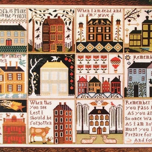 Houses of Hawk Run Hollow - Carriage House Samplings - Cross Stitch Chart