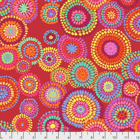 Kaffe Fassett Collective Classics - PWGP176 Red - 1/2 yard