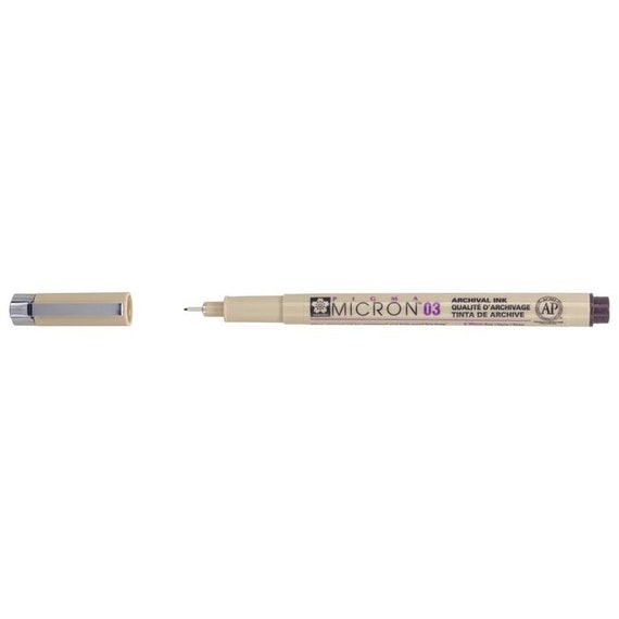 2 pack - Pigma Micron Pen, Fine Liner, Size 03, 0.35mm, Black