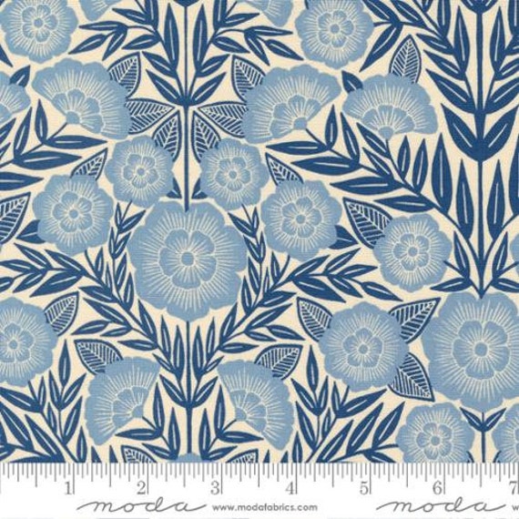 Flower Press by Katharine Watson 330011 - 1/2 yard