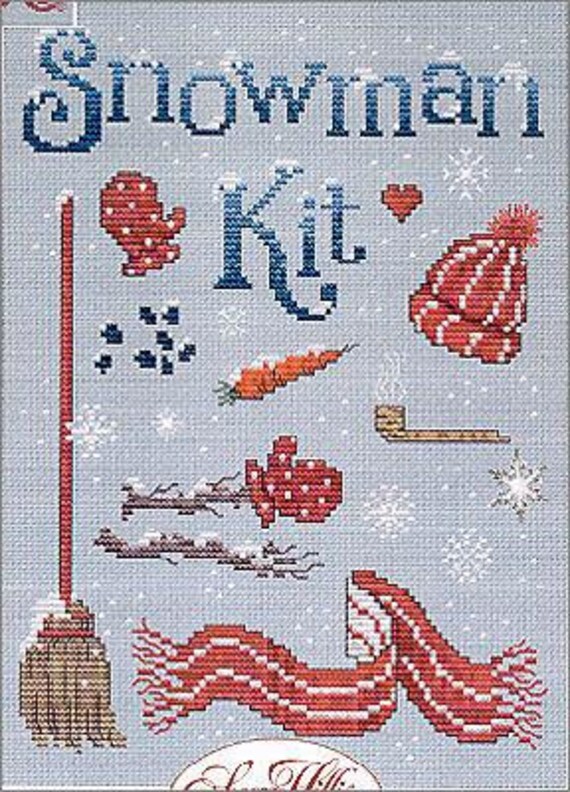 Snowman Kit - Sue Hillis Designs - Chart Only