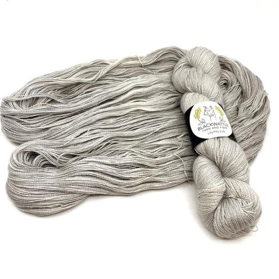 Blackwattle - Lilly Pilly 2ply Lace - Dove Grey