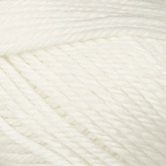 Peppin #4 Aran/Worsted/10ply - 1002 Cream - 100% Wool