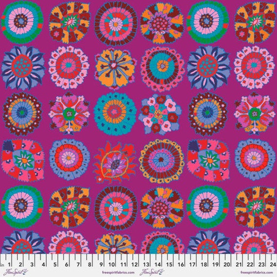 Kaffe Fassett Collective  PWGP192 Magenta - 1/2yd