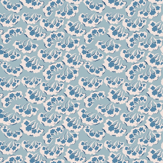 Forget-Me-Not Rose by Emma Newman - DV6826 - 1/2 yard