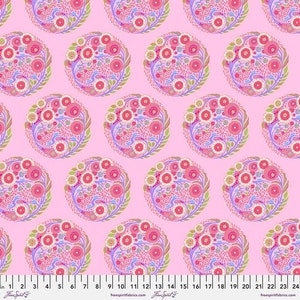 Tula Pink Parisville Deja Vu - PWTP188 Strawberry - 1/2 yard