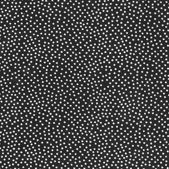 Garden Pindot CX1065 Black - 1/2 yard