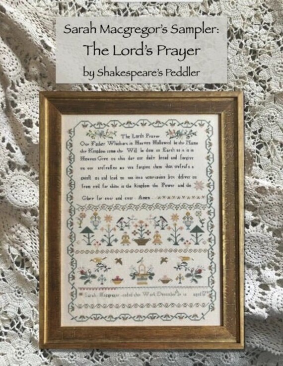 Sarah Macgregor's The Lord's Prayer - Shakespeare's Peddler - Chart only