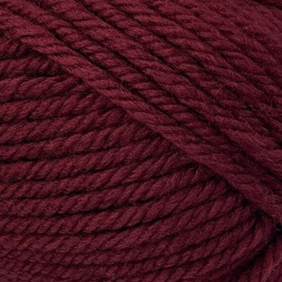 Peppin #4 Aran/Worsted/10ply - 1013 Maroon - 100% Wool