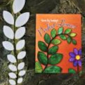 May include: A book titled "Make a Leaf" with a colourful illustration of a green leaf branch on an orange background. The book cover also features a purple flower with a yellow centre.