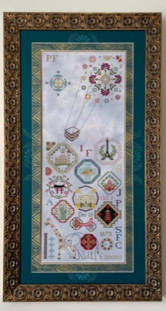 Around the World - AuryTM - Cross stitch chart