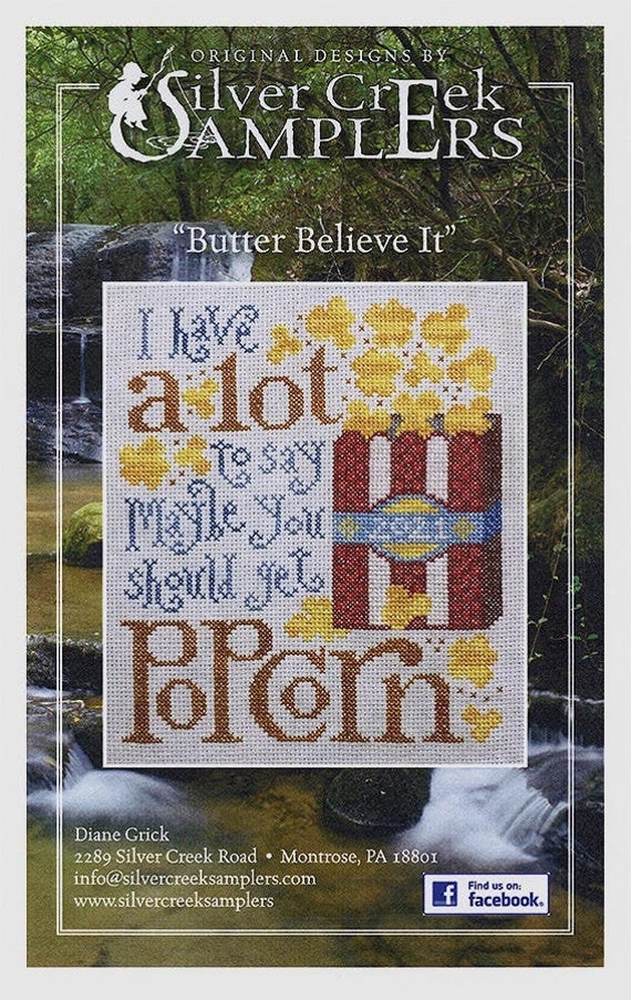 Butter Believe It - Silver Creek Samplers - Cross Stitch Chart