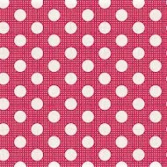 TILDA Medium Dots Red 130027 - 1/4 yard