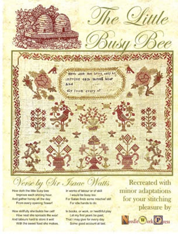 Little Busy Bee - Needle WorkPress - Cross Stitch Chart