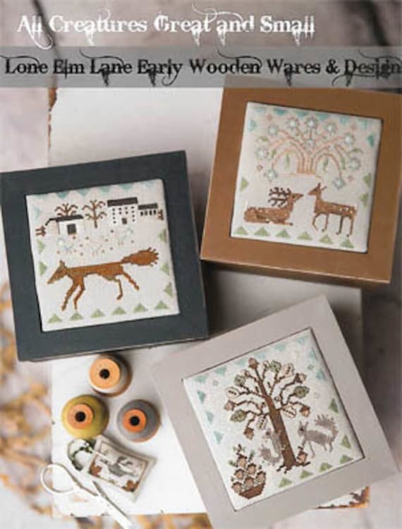 All Creatures Great and Small - Lone Elm Lane - Cross stitch chart