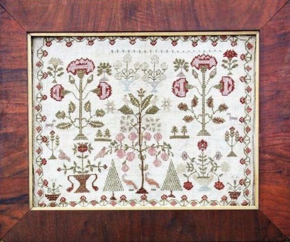 Victoria's Garden - Heartstring Samplery - Chart Only