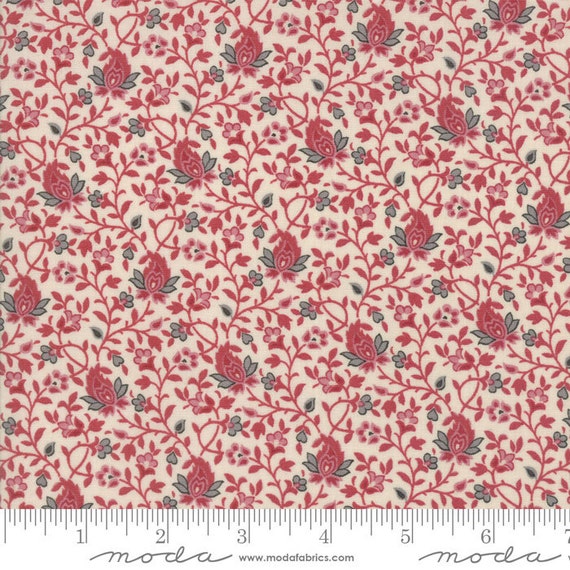 Pondicherry - Pearl Red  1363521 - 1/2 yard