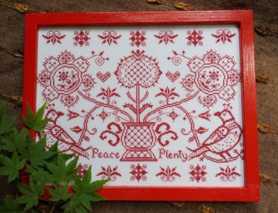 Peace & Plenty: A New Year's Wish - Mojo Stitches - Cross Stitch Chart