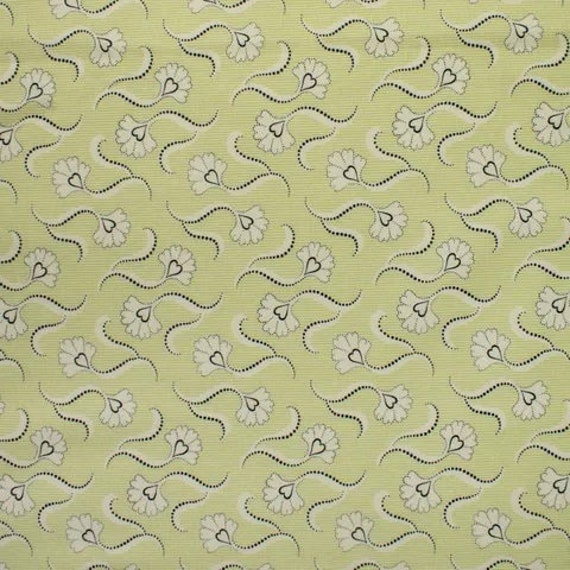 Dutch Heritage Rosamunde 1039 - Light Green - 1/2 yard