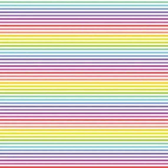 Bias 25mm 1/8 White Rainbow Stripe DVBB2801 - 1 metre