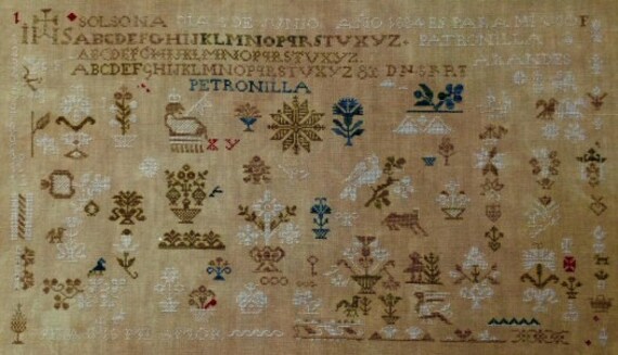 Patronilla Arandes 1834 - NeedleWorkPress - Cross Stitch Chart