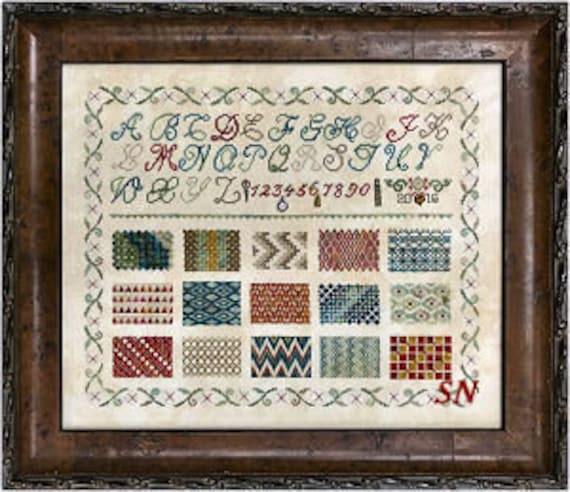 Learning Stitches Sampler - Jeannette Douglas - Chart and Embellishment Pack