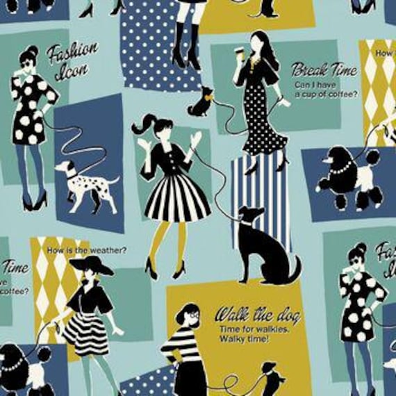 Girl Talk NN231311C - 1/2 yard