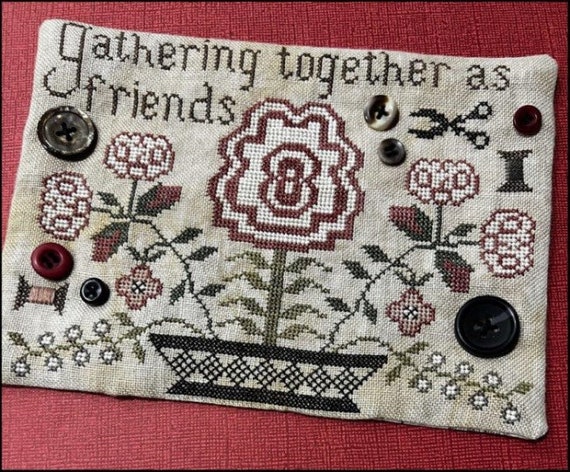 Gathering Together- Scarlett House - Cross Stitch Chart