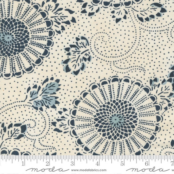 Indigo Blooming by Debbie Maddy 4809018 -  1/2 yard