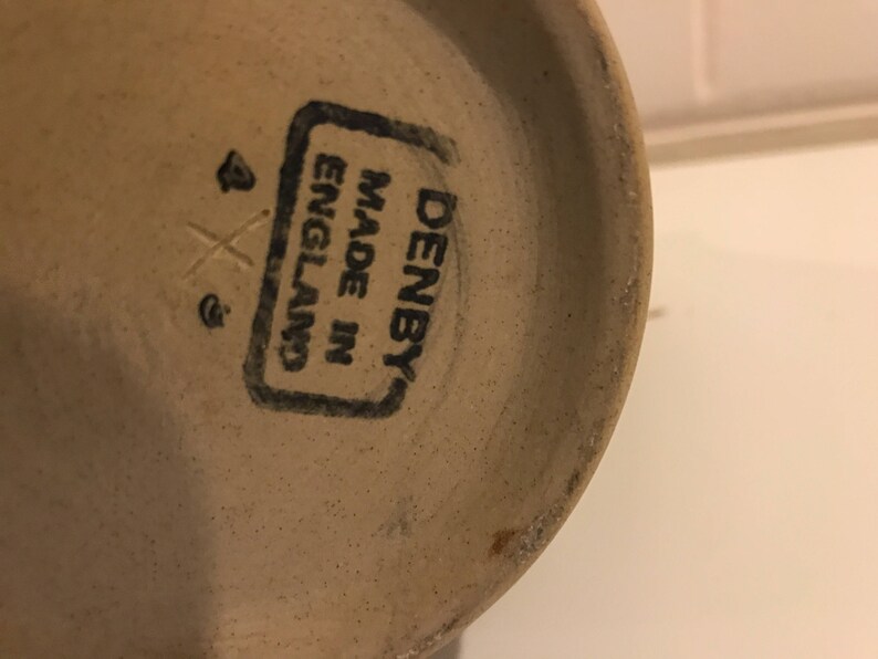 Denby Cotswold Pottery Teapot mid century Etsy