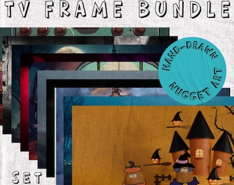 Chicken Nugget Halloween Frame TV Art – Digital Download for Samsung Frame & Skylight Calendar