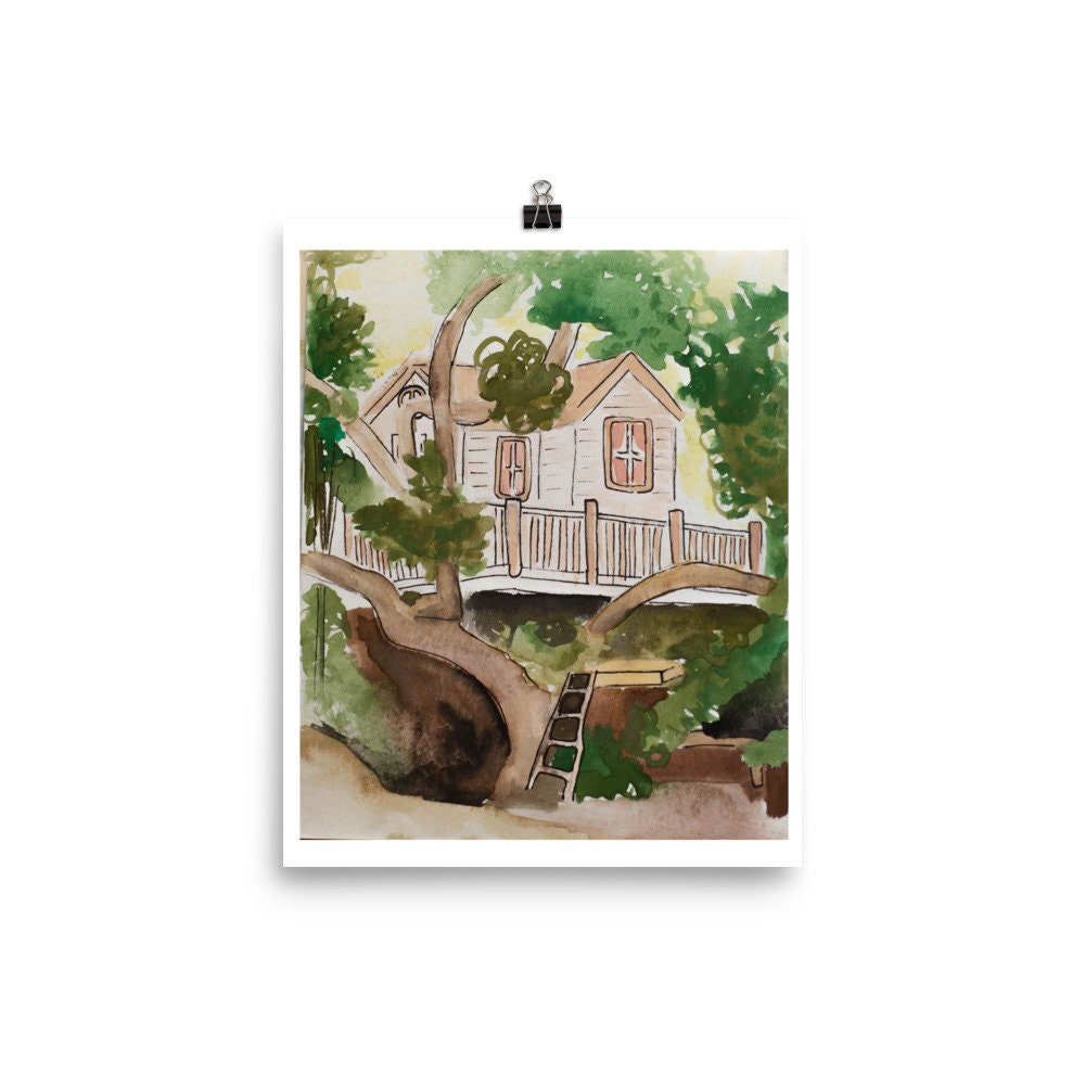 激安/新作 and Now House, Then Etsy - Treehouse Movie 絵画