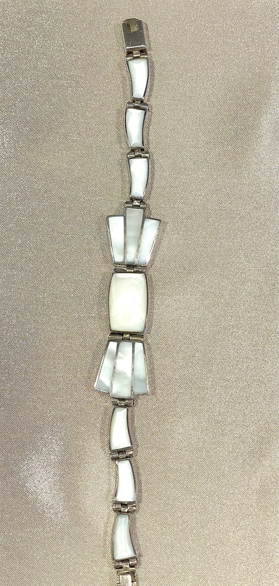 Mother of Pearl and Sterling 950 bracelet Mexico