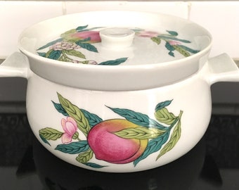 Porcelaine de Paris small covered casserole vintage
