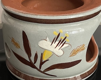 Stangl  pottery candleholder vintage.
