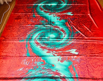 LUXURIOUS Silk charmeuse FABRIC from Dubai 3.86 yds