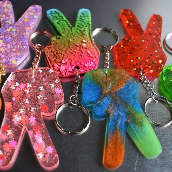 Resin Keychain Etsy
