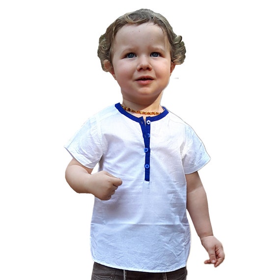 white kurta for baby boy