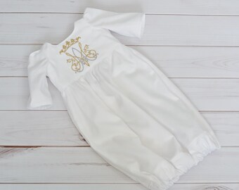 traditional catholic baptism gown