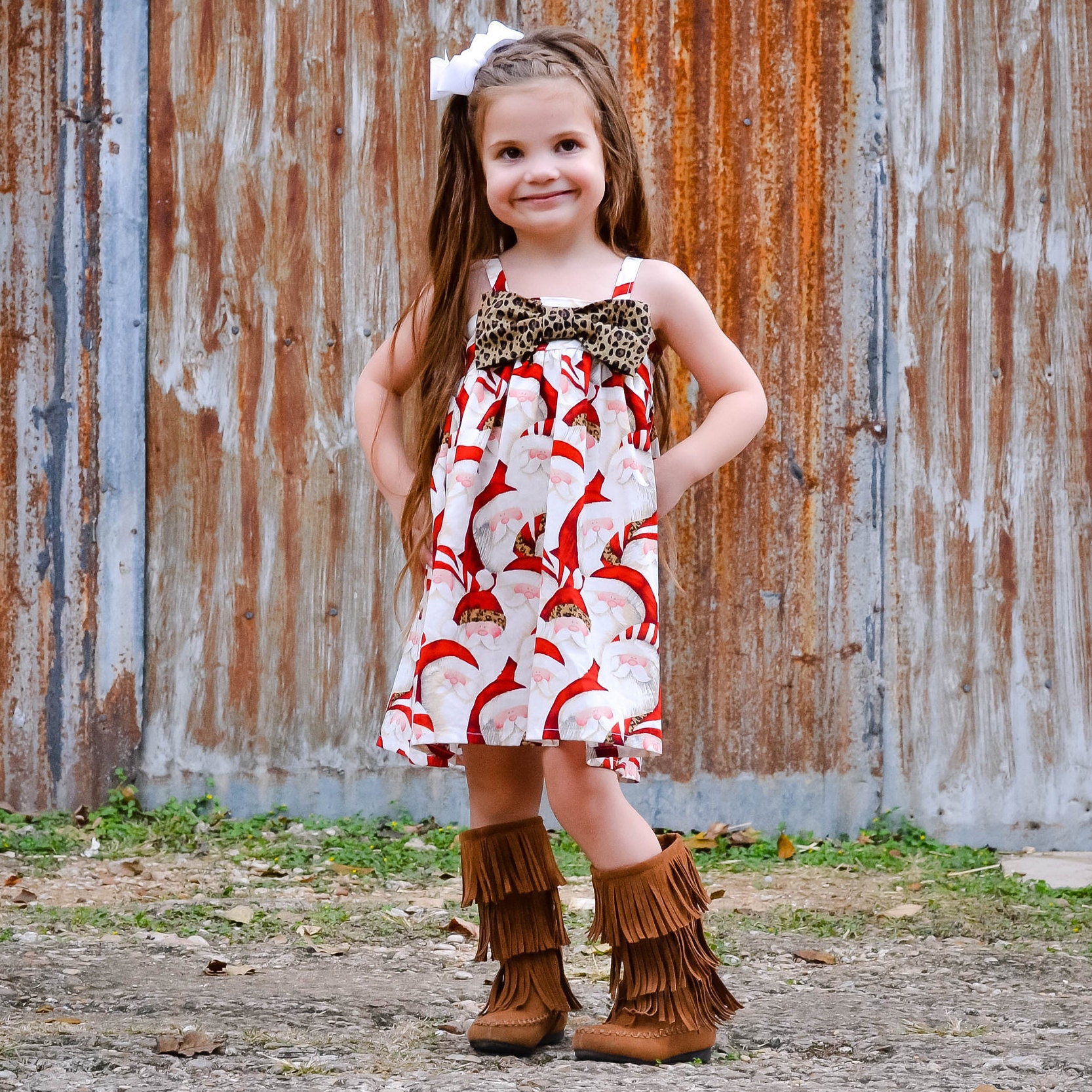 girls boutique christmas outfits
